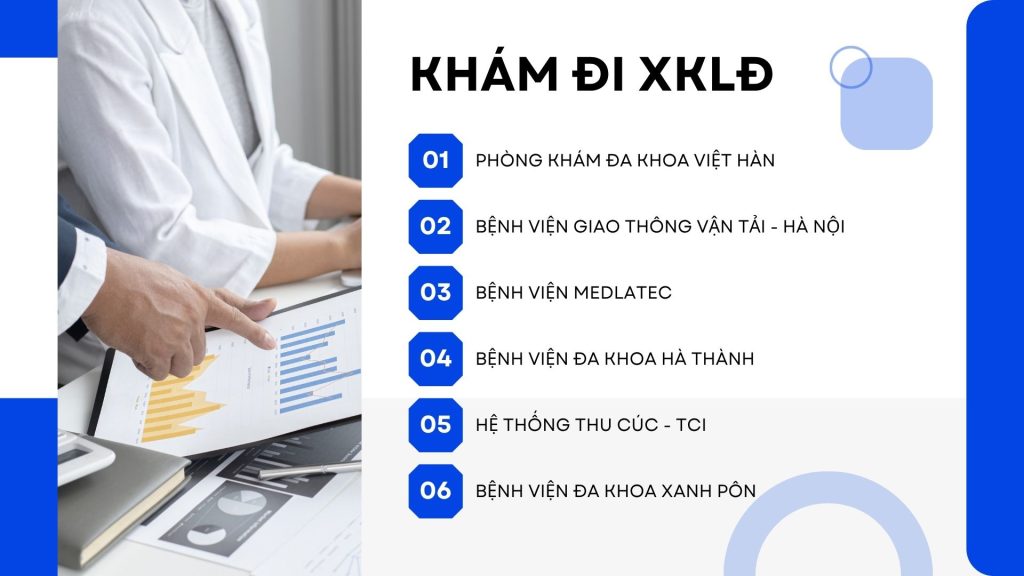 Danh sách bệnh viện khám sức khỏe đi xuất khẩu lao động tại Hà Nội