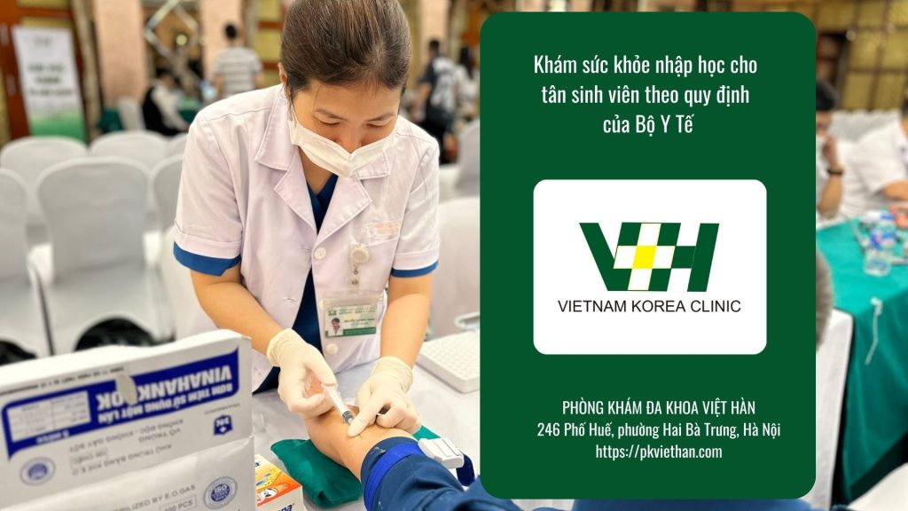 Khám sức khỏe đi học đại học ở Hà Nội