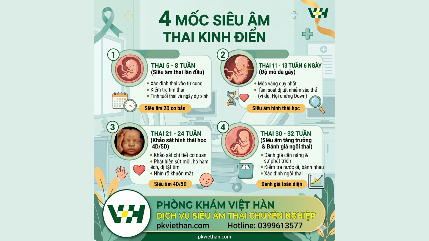 Siêu Âm Thai Kỳ: Lịch Trình Chi Tiết, Chi Phí Và Địa Chỉ Siêu Âm Uy Tín
